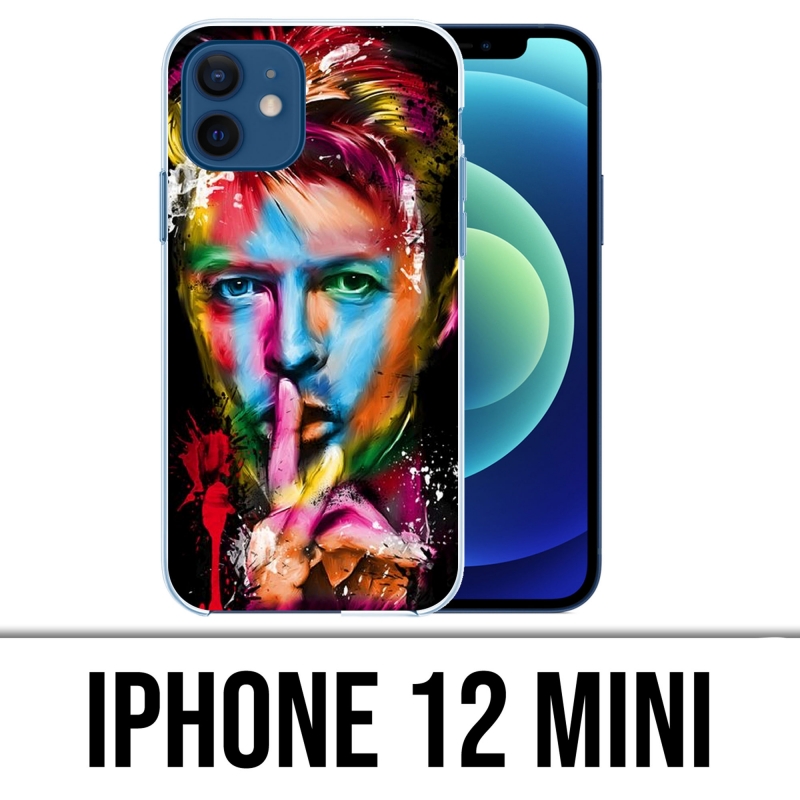 Coque iPhone 12 mini - Bowie Multicolore