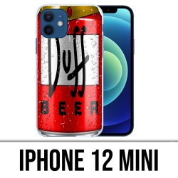 Coque iPhone 12 mini - Canette-Duff-Beer