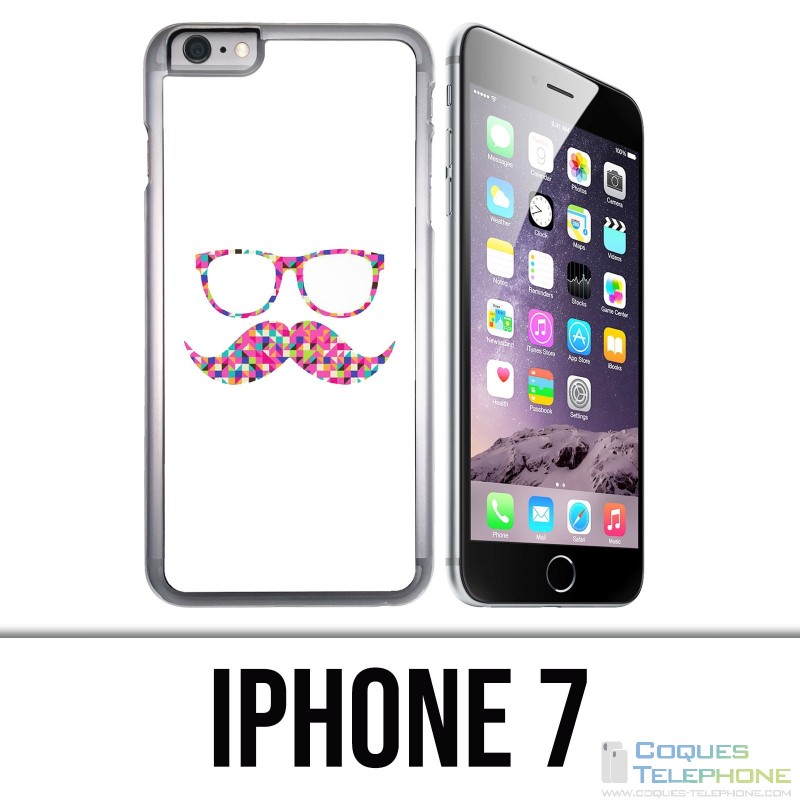 IPhone 7 case - Mustache glasses