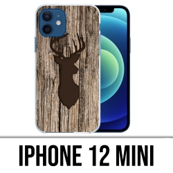 Coque iPhone 12 mini - Cerf Bois