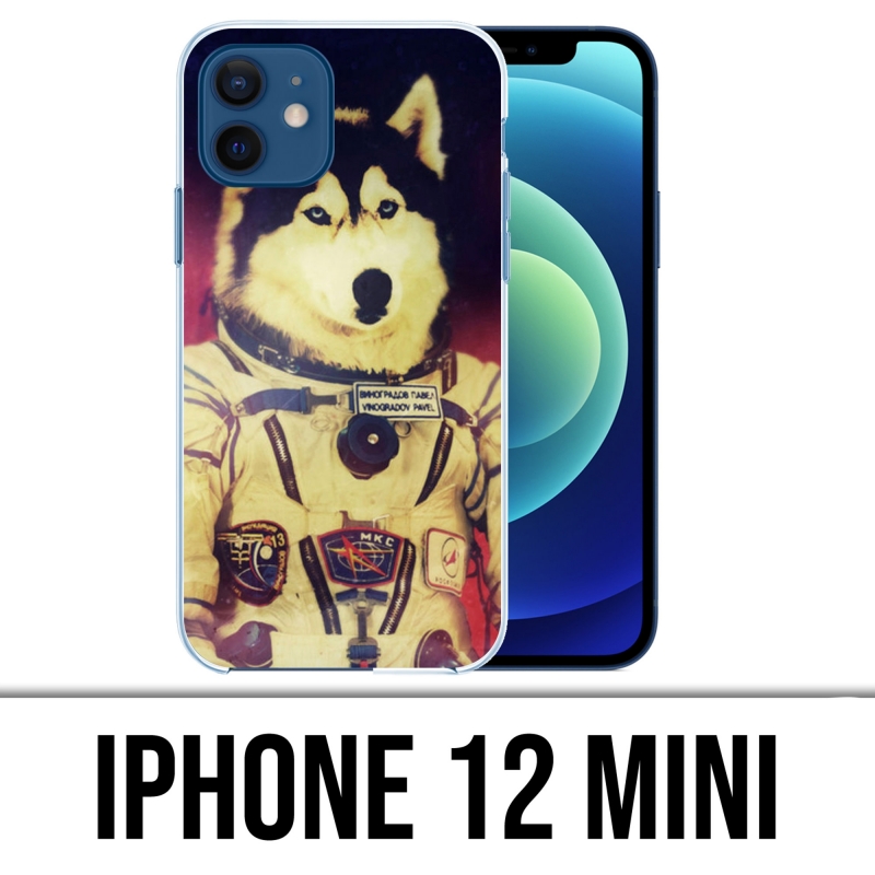 Custodia per iPhone 12 mini - Cane astronauta Jusky