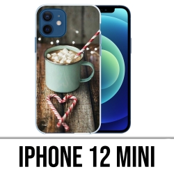 Coque iPhone 12 mini - Chocolat Chaud Marshmallow