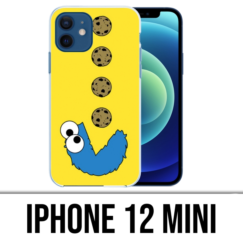 Funda para iPhone 12 mini - Cookie Monster Pacman