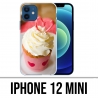 Coque iPhone 12 mini - Cupcake Rose