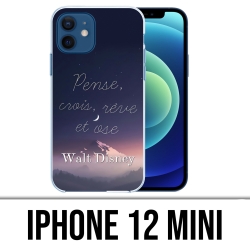 Funda para iPhone 12 mini - Disney Quote Think Believe