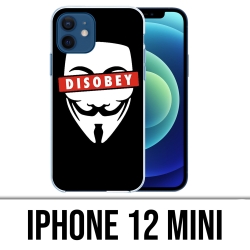 Coque iPhone 12 mini - Disobey Anonymous
