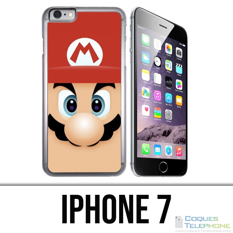 Coque iPhone 7 - Mario Face