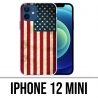 Coque iPhone 12 mini - Drapeau Usa