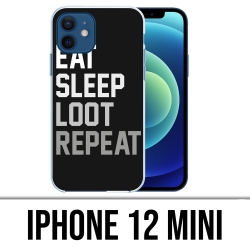Coque iPhone 12 mini - Eat Sleep Loot Repeat