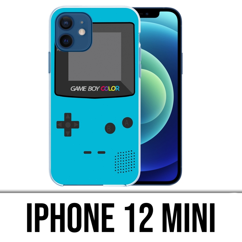 Coque iPhone 12 mini - Game Boy Color Turquoise