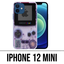 Coque iPhone 12 mini - Game Boy Color Violet
