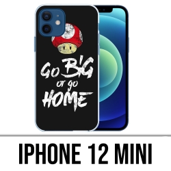 Coque iPhone 12 mini - Go Big Or Go Home Musculation