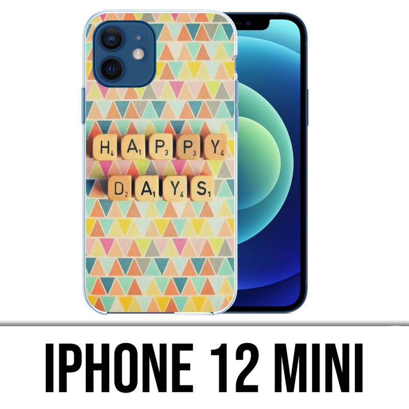 Coque iPhone 12 mini - Happy Days