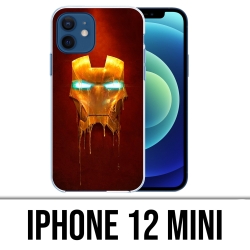 Custodia per iPhone 12 mini - Iron Man Gold