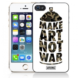 Coque téléphone Wrung Make Art Not War - Camouflage
