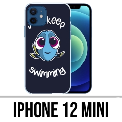 Coque iPhone 12 mini - Just Keep Swimming