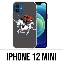 Custodia per iPhone 12 mini - Unicorno Deadpool Spiderman