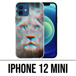 Coque iPhone 12 mini - Lion 3D