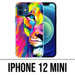 IPhone 12 mini Case - Multicolored Lion