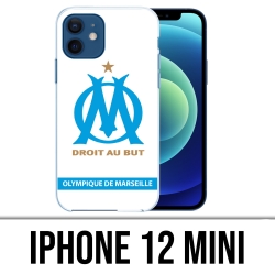 Custodia per iPhone 12 mini - Om Marseille Logo White