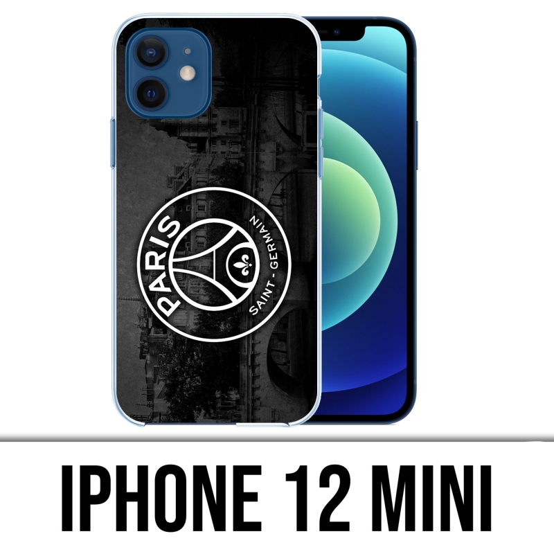 IPhone 12 Mini Case - Psg Logo schwarzer Hintergrund