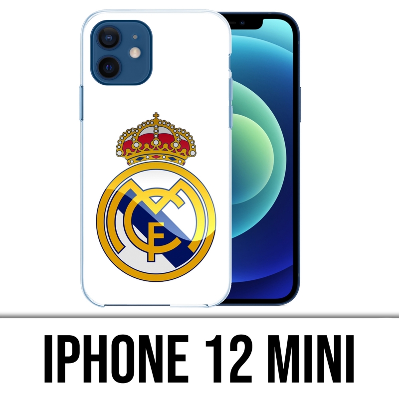 Custodia per iPhone 12 mini - logo del Real Madrid