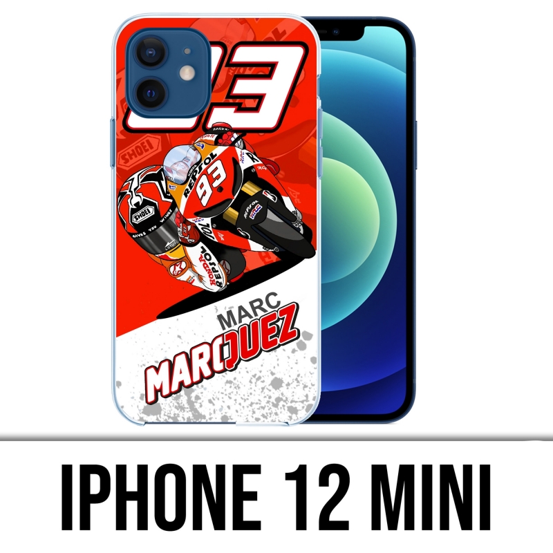 Custodia per iPhone 12 mini - Marquez Cartoon