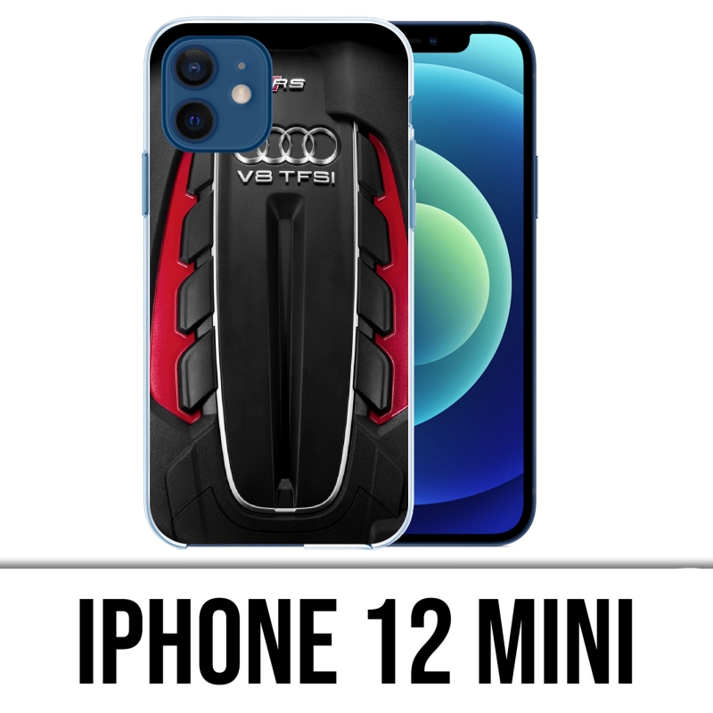 Funda para iPhone 12 mini - motor Audi V8