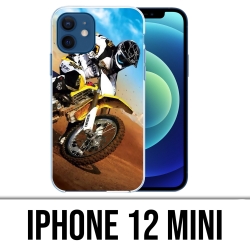 Coque iPhone 12 mini - Motocross Sable