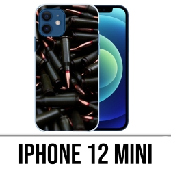 Custodia per iPhone 12 mini - Munizioni nera