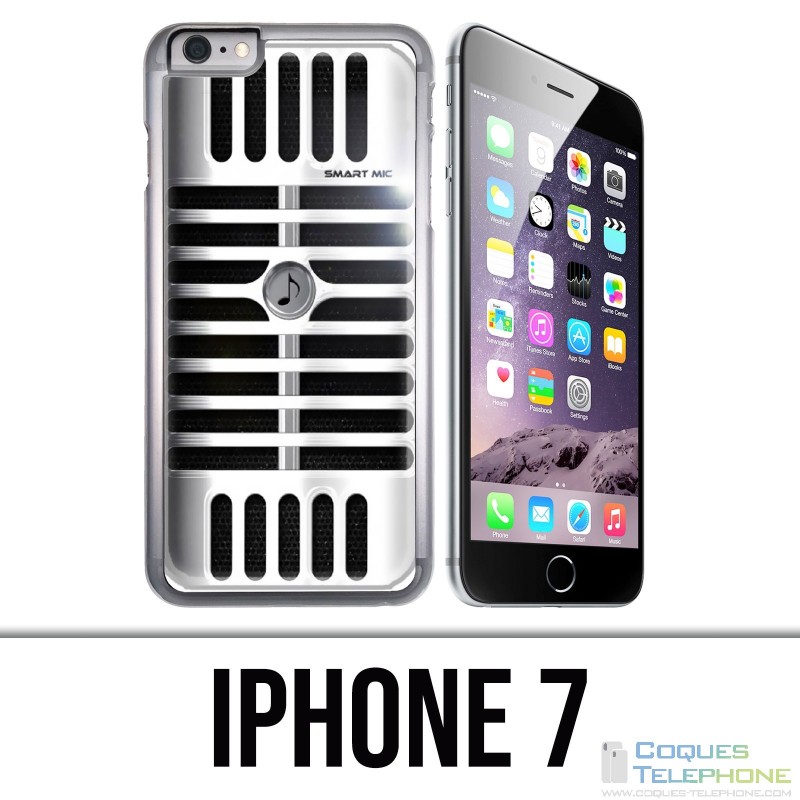 Custodia per iPhone 7 - Microfono vintage