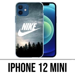Coque iPhone 12 mini - Nike Logo Wood