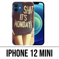 Coque iPhone 12 mini - Oh Shit Monday Girl