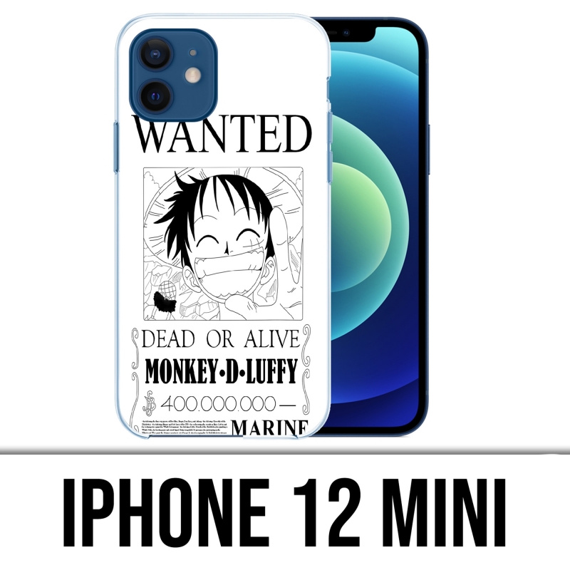 Funda Para Iphone 12 Mini One Piece Wanted Luffy