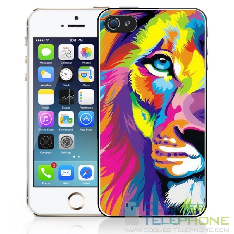 Phone case Lion - Multicolored