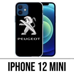 Custodia per iPhone 12 mini - Logo Peugeot