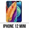Coque iPhone 12 mini - Plumes