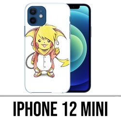 Coque iPhone 12 mini - Pokémon Bébé Raichu