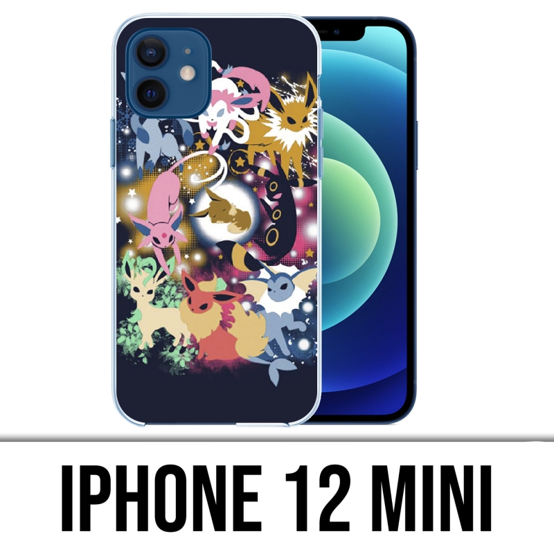 Funda para iPhone 12 mini - Pokémon Eevee Evolutions