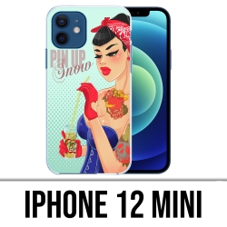 Custodia per iPhone 12 mini - Pinup Principessa Disney Biancaneve