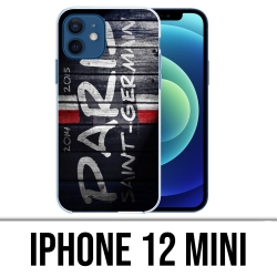 Coque iPhone 12 mini - Psg Tag Mur