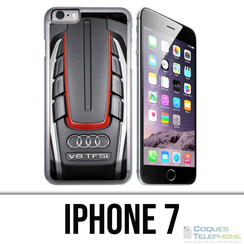 Coque iPhone 7 - Moteur Audi V8