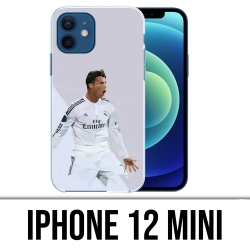 Coque iPhone 12 mini - Ronaldo Lowpoly