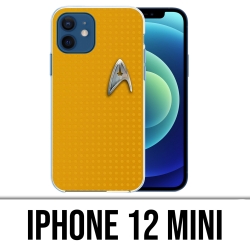 Coque iPhone 12 mini - Star Trek Jaune