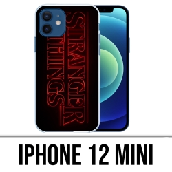 Coque iPhone 12 mini - Stranger Things Logo