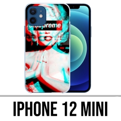 Coque iPhone 12 mini - Supreme Marylin Monroe