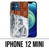 Funda para iPhone 12 mini - Alu Chocolate Tablet