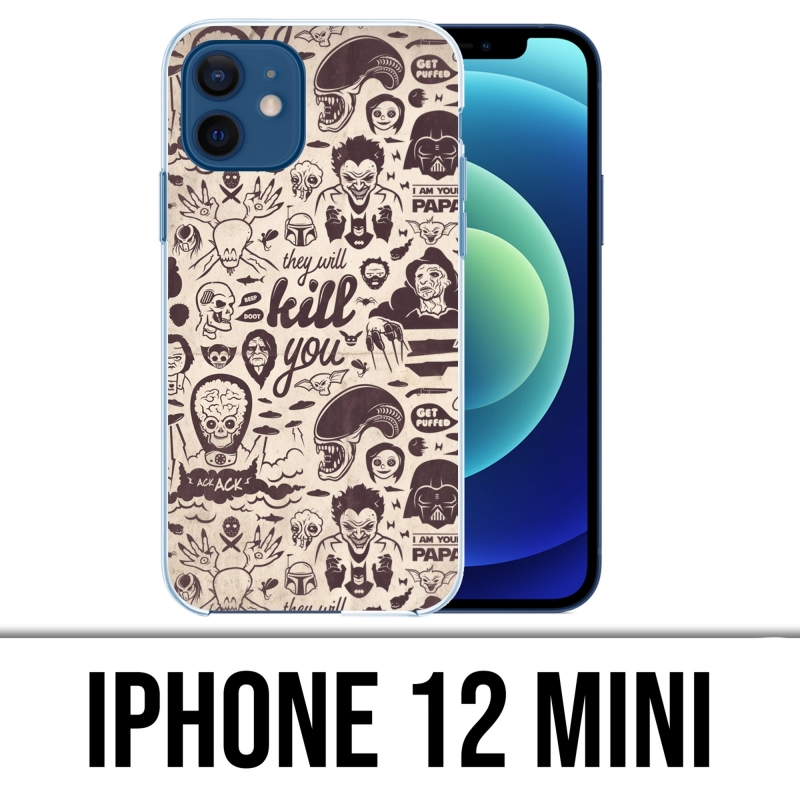 Coque iPhone 12 mini - Vilain Kill You