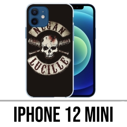 Coque iPhone 12 mini - Walking Dead Logo Negan Lucille