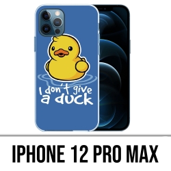 Coque iPhone 12 Pro Max - I Dont Give A Duck